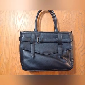 REED leather shoulder bag